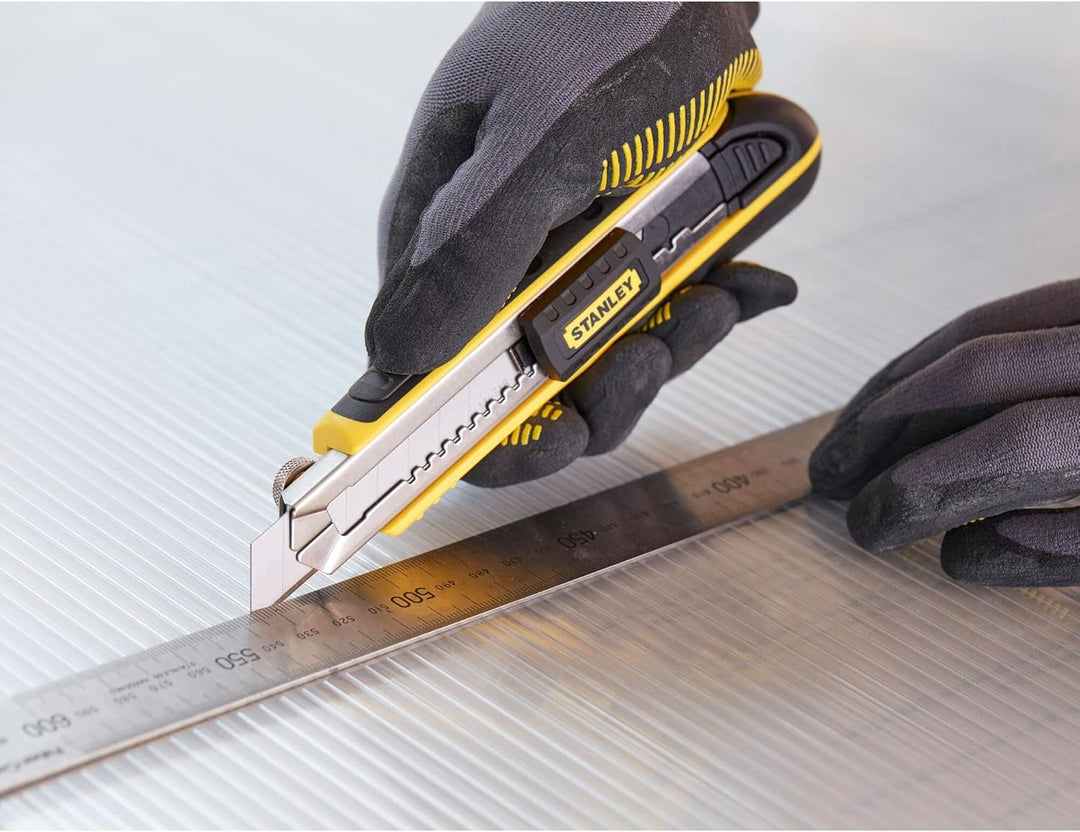 Stanley FatMax Cutter-Messer mit Magazin 1-10-481 (18mm Klingenbreite, 180mm Länge, Klingenführung a