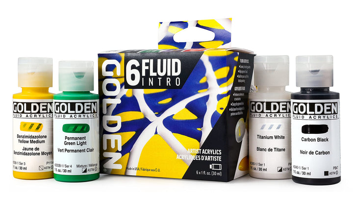 Golden Artist Colors, Flüssiges Acryl, 10-farbiges Mischset