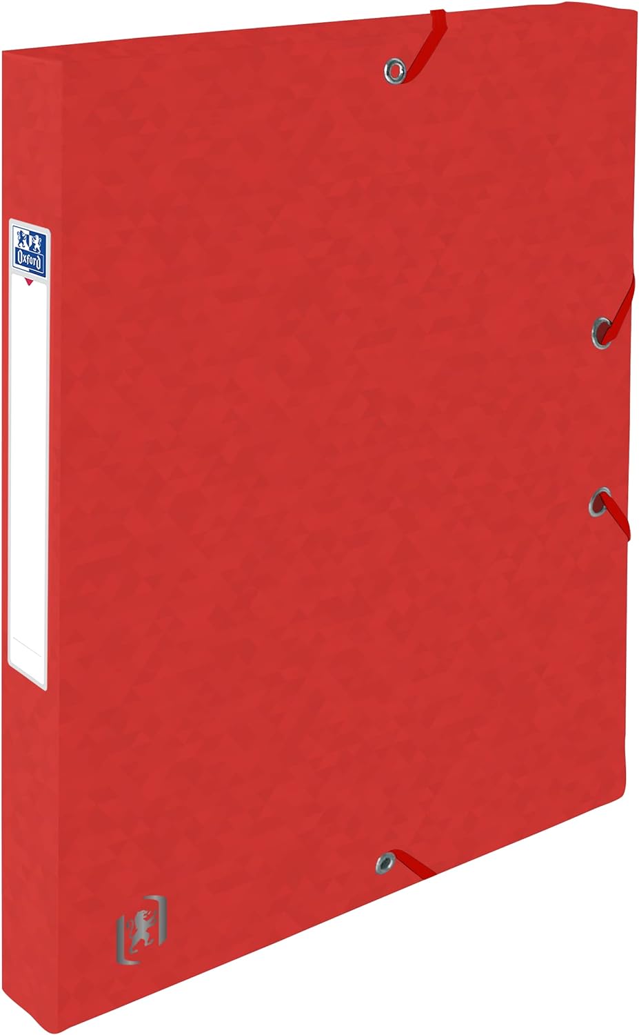 Oxford Sammelbox A4, aus Karton mit 2, 5 cm Rückenbreite, rot, 12 Stück 2,5 cm Rückenbreite rot, 2,5