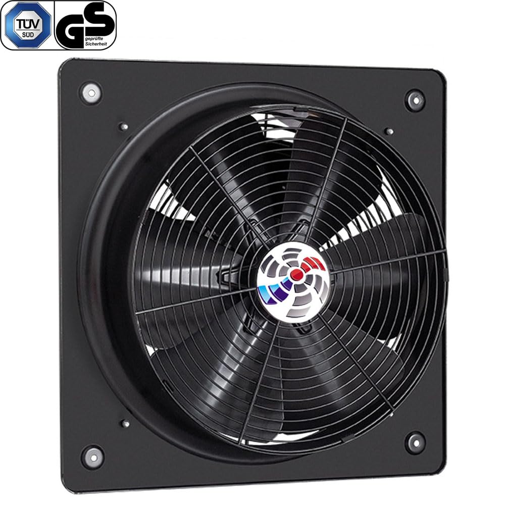 Wandventilator Hochleistungs Axialventilator Industrie Axiallüfter Wand Fenster Lüfter 250mm-2K 250m