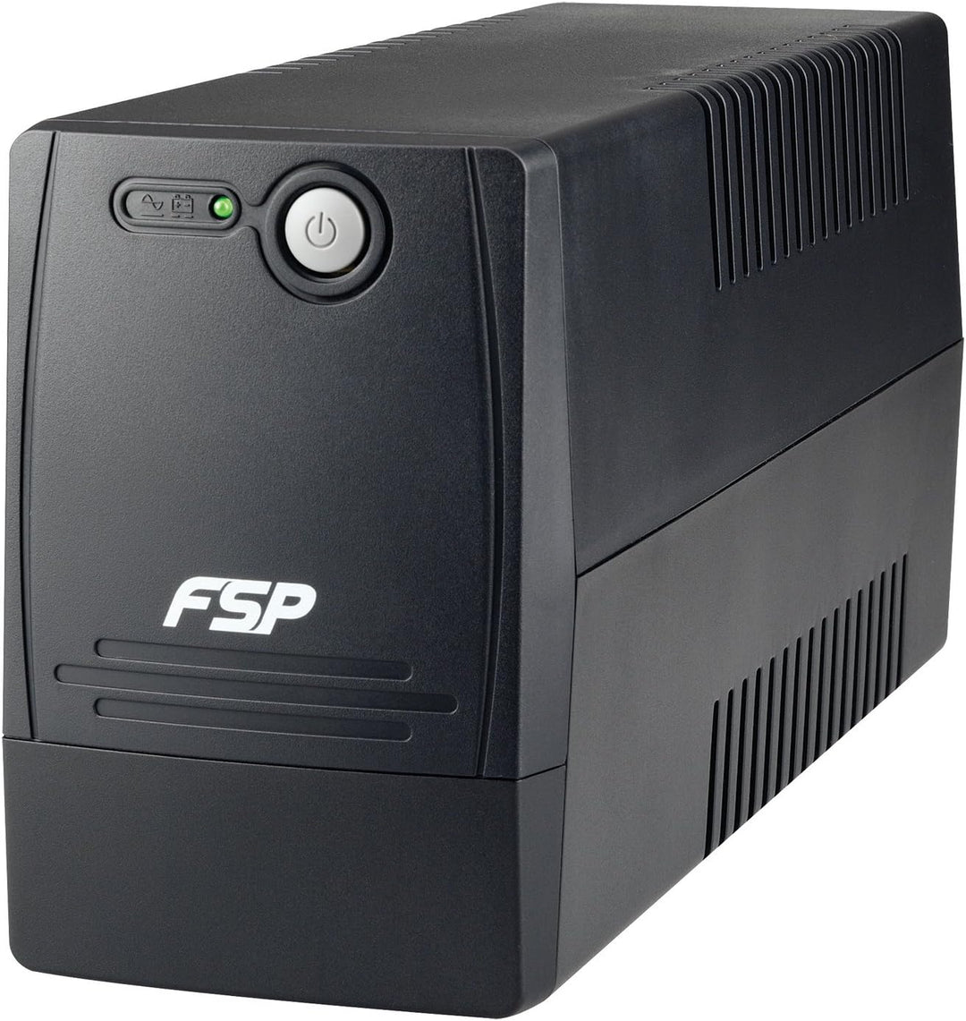 FSP Fortron FP 1000 Line-Interactive USV 1000 VA / 600 W, 4X Schuko, Eingang Spannungsumfang 162-290