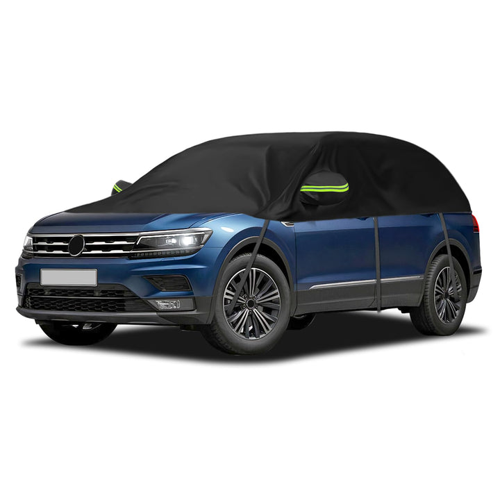 Autoabdeckung Ersatz für VW Tiguan LWB Tesla Model Y, Universelle Sonnenfest Hälfte Autoabdeckung, H