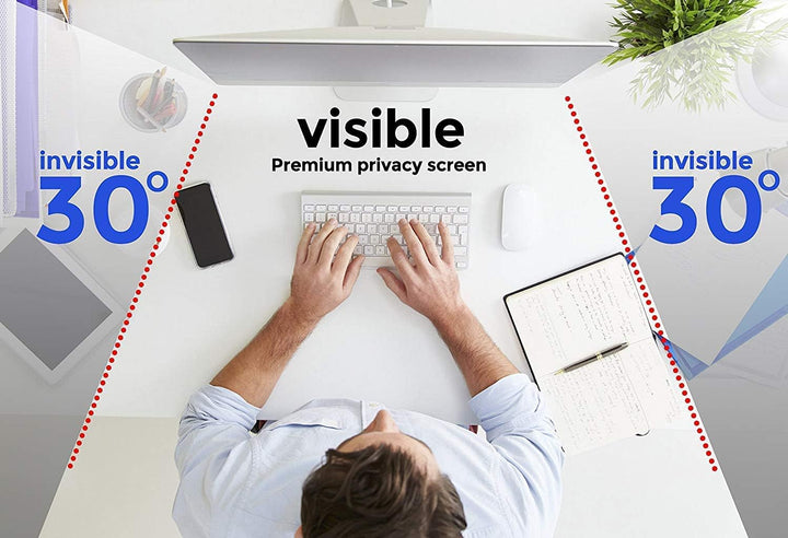 PaceBid 11,6 Zoll 16:9 Privacy Filter Datenschutzfilter Folie Privacy Screen Filter, Anti-Spionage L