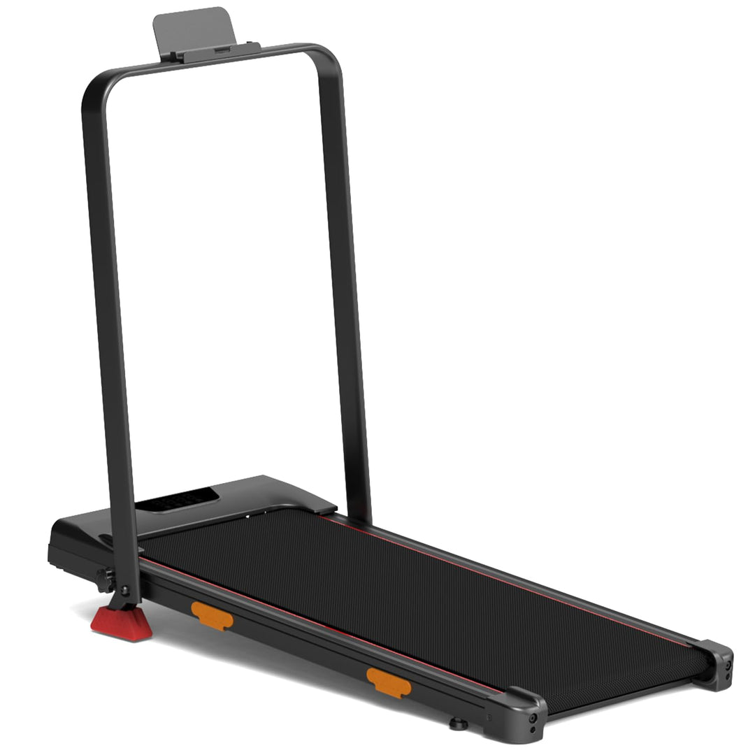 Walking Pad mit Steigung 12%, Laufband für Zuhause Klappbar Büro 120KG | Laufband Klappbar 10 KM/H,