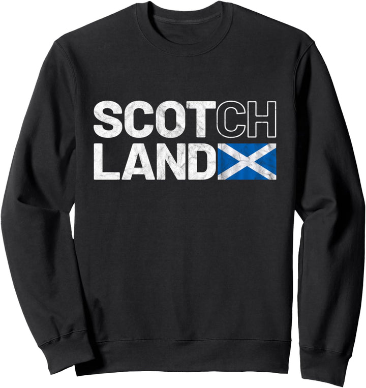 Schottland Flagge Scotch Whiskey lustiges Schotten Geschenk Sweatshirt