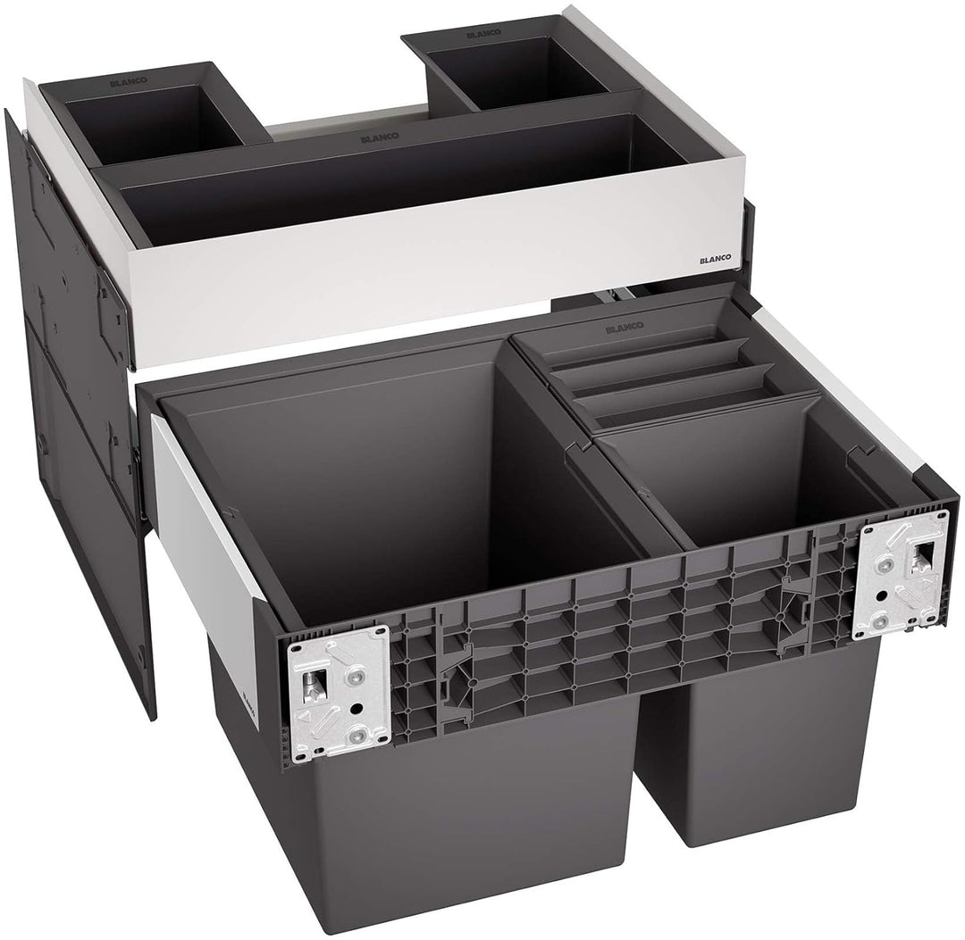 BLANCO SELECT II XL 60/3 | Kunststoff, Aluminium | 60er Unterschrank | Auszugssystem zur Frontanbind