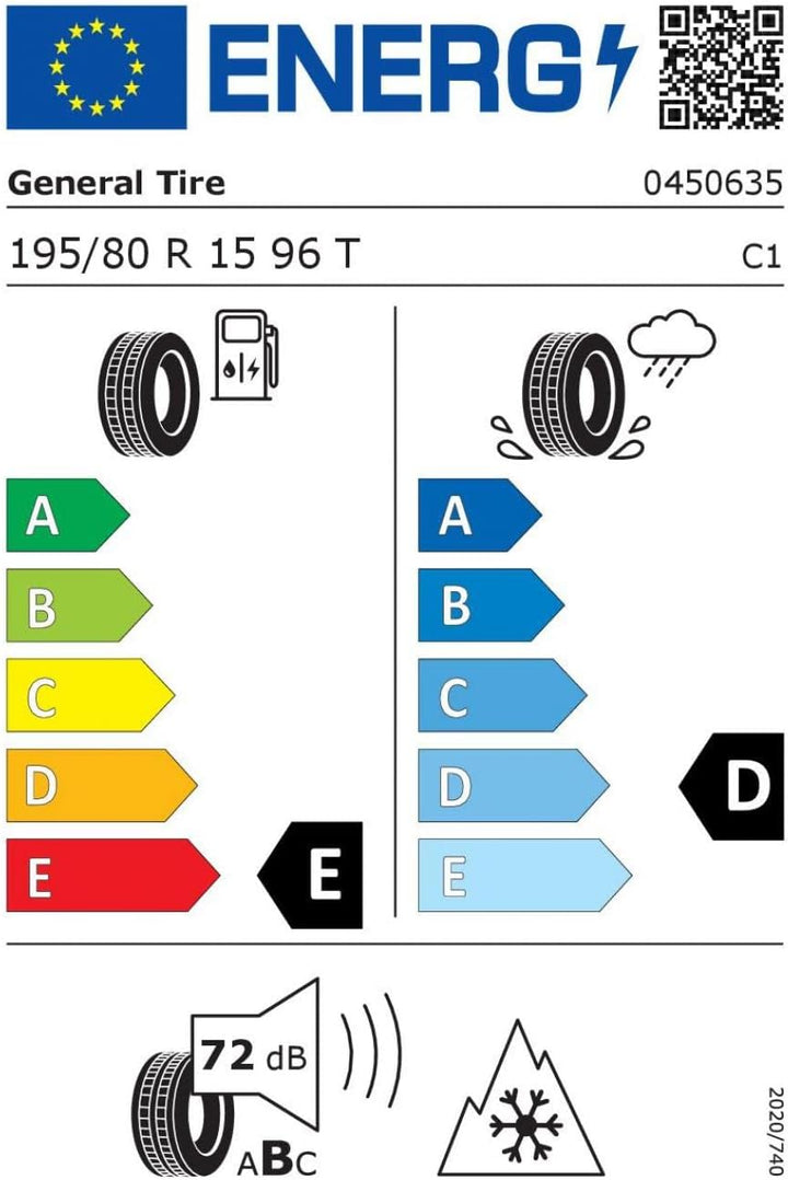 General Grabber AT3 FR M+S - 195/80R15 96T - Sommerreifen 195/80R15 96T - FR/M+S/3PMSF, 195/80R15 96