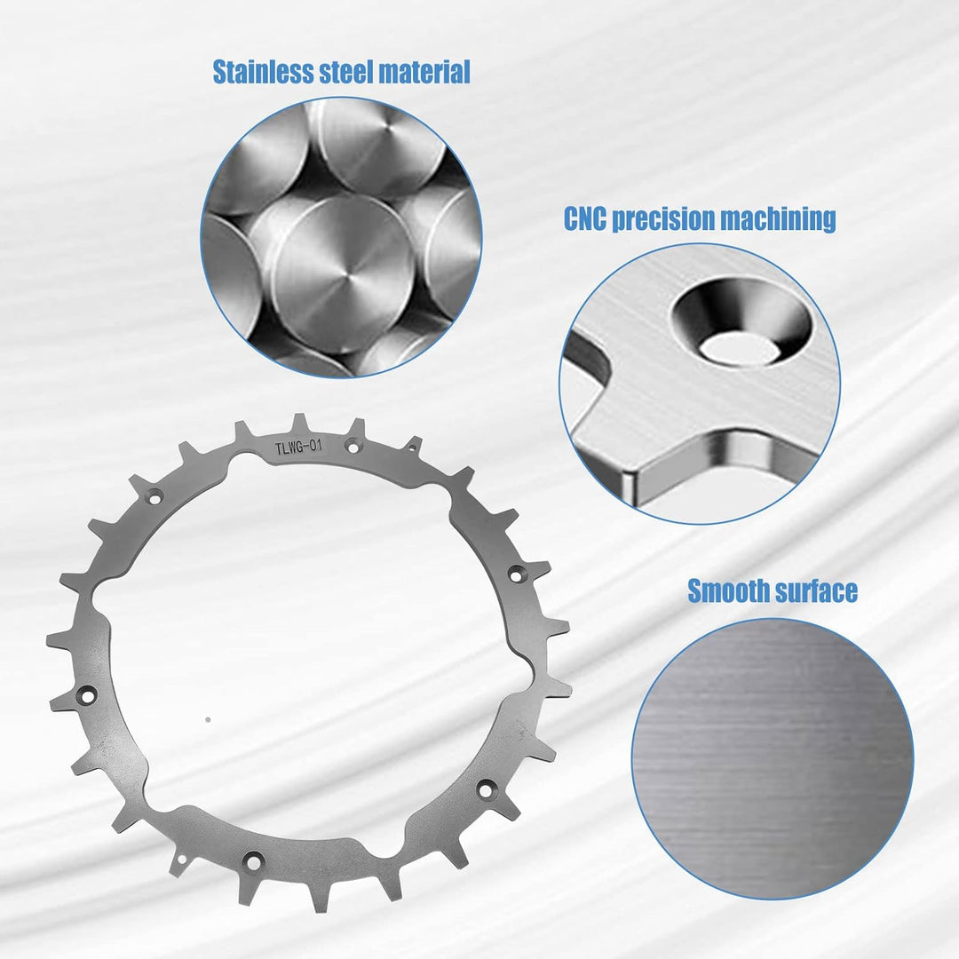 CDIYTOOL Edelstahl Rasenmäher Spikes für Garden.a Sileno City Rasenmäherroboter, 212 mm Rasenmäher M