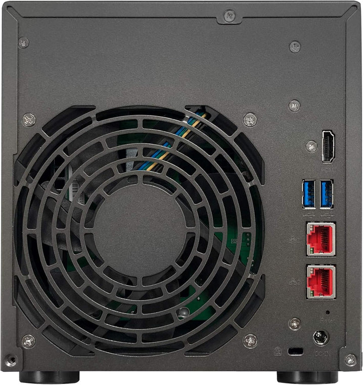 Asustor Lockerstor 4 AS6604T 4 Bay NAS - Netzwerkspeicher Gehäuse, Quad Core 2.0GHz CPU, 4GB RAM DDR