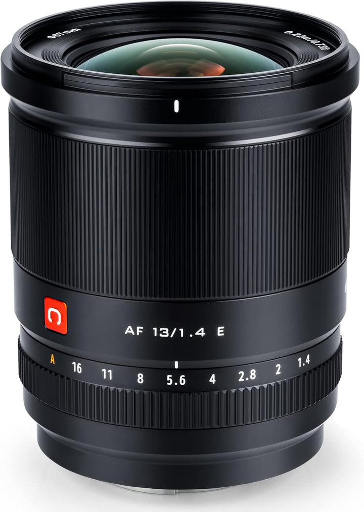 VILTROX 13mm F1.4 E STM Objektiv Autofokus APS-C Ultra-Weitwinkelobjektiv Kompatibel mit Sony E-Moun
