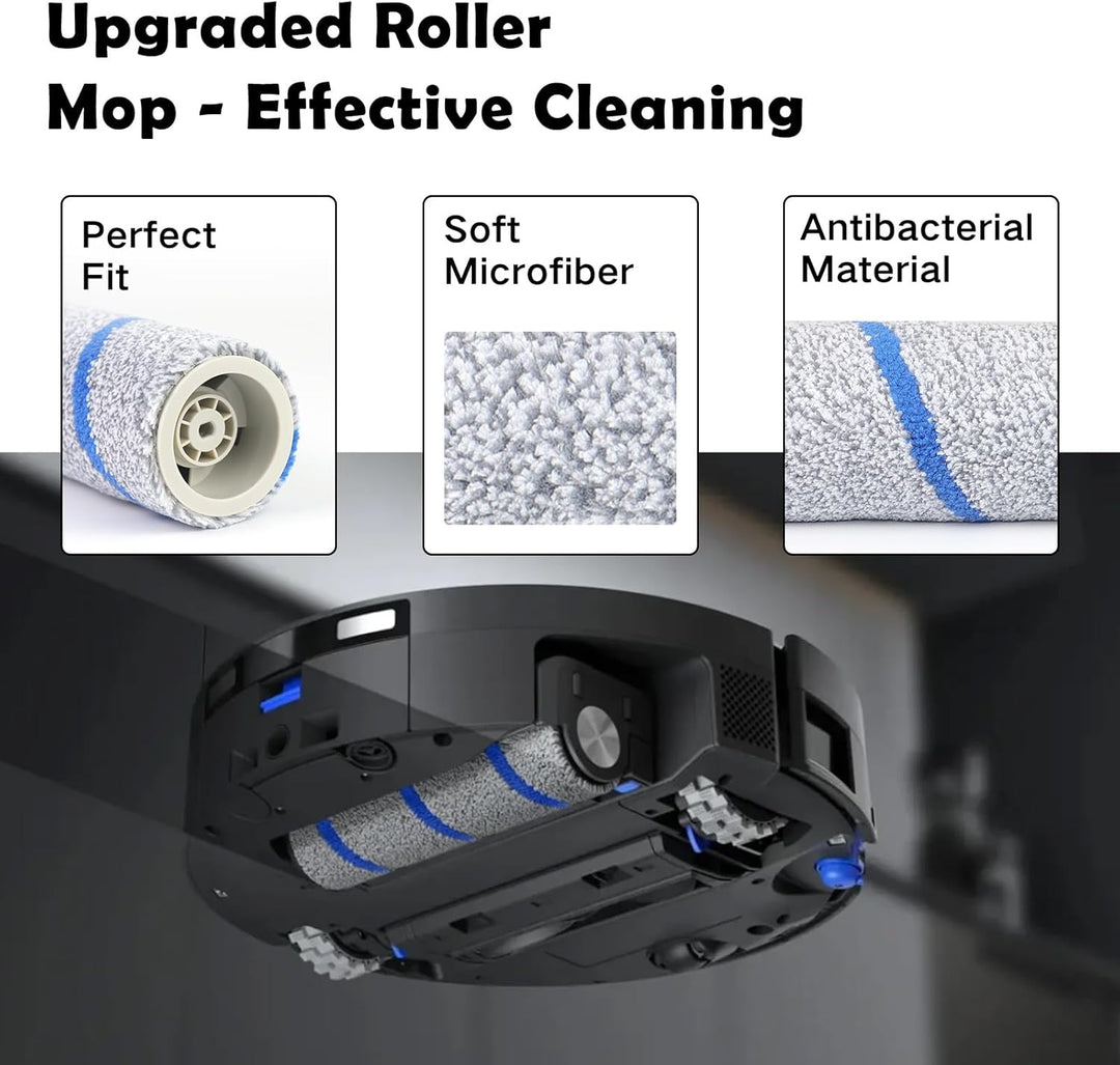 Antibakterielle Wischwalze für Ecovacs Deebot X11 PRO OMNI/X11 OmniCyclone, X9 PRO Omni/X8 PRO OMNI/