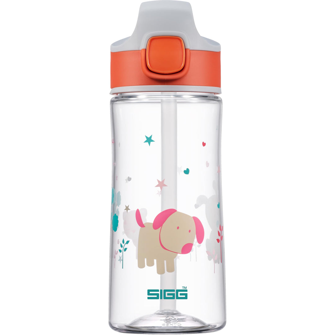 SIGG - Tritan Trinkflasche Kinder - Miracle - Mit Trinkhalm - Auslaufsicher - Federleicht - BPA-frei