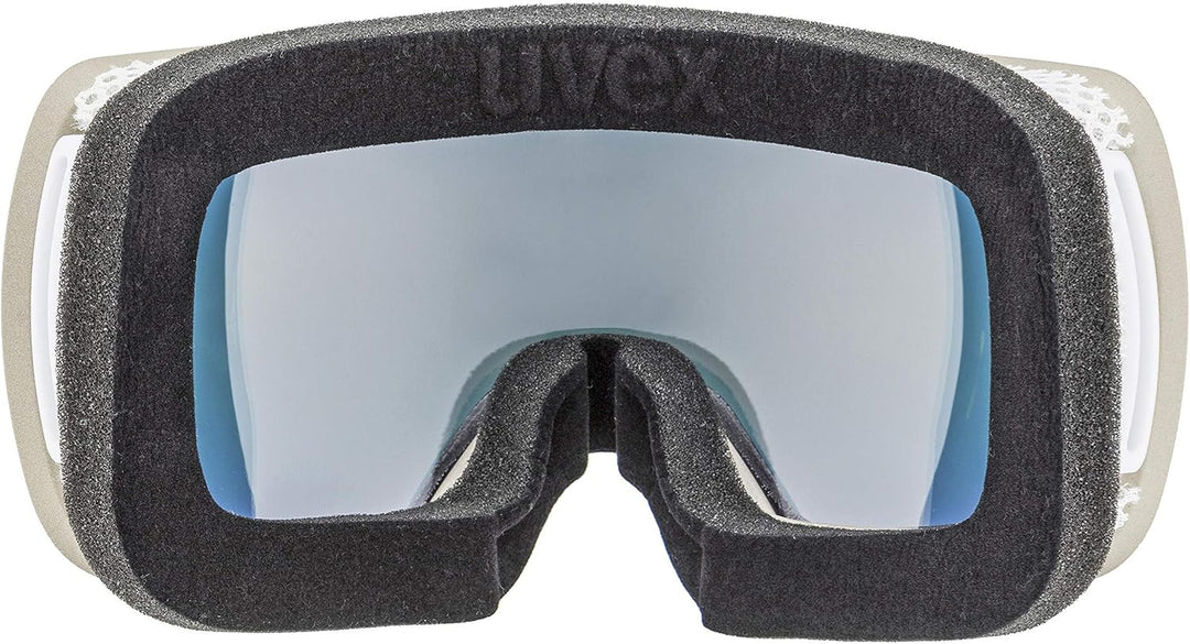 uvex Unisex Compact Fm Skibrille (1er Pack) Einheitsgrösse prosecco mat/orange-clear, Einheitsgrösse