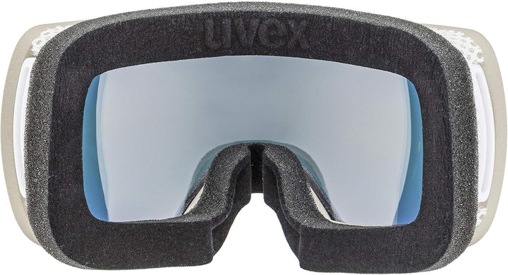 uvex Unisex Compact Fm Skibrille (1er Pack) Einheitsgrösse prosecco mat/orange-clear, Einheitsgrösse