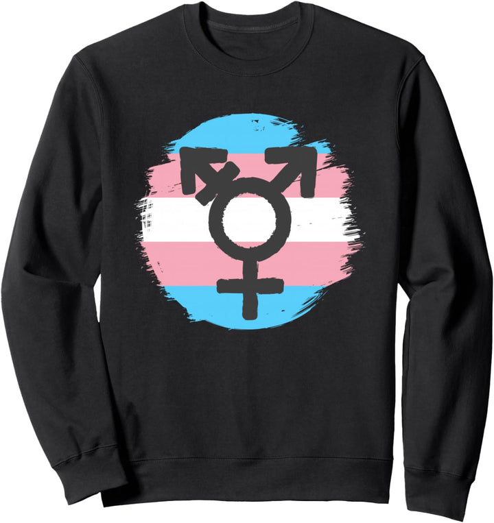Transgender Pride Flag Awarenesses Trans Community Sweatshirt