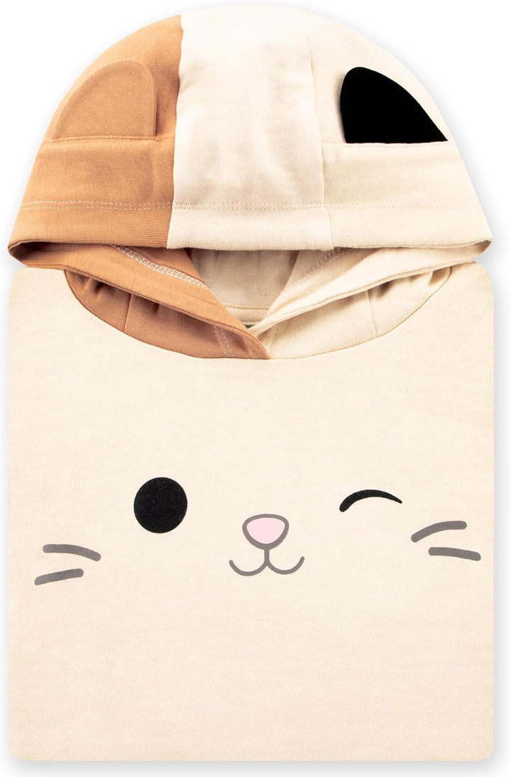 Squishmallows Hoodie-Mädchen, Cam The Cat Hoodie Kinder Squishmallow Katze, Mädchen Kleidung Langer