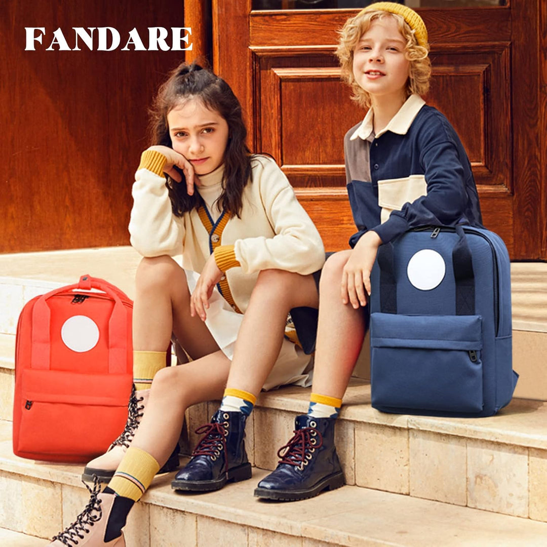 FANDARE Kinderrucksack Schulranzen Schultaschen Jungen Mädchen Schulrucksack Jugendliche Schultasche