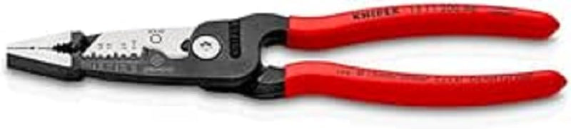 KNIPEX 13 71 200 ME Multifunktions-Elektrikerzange metrisches Modell mit Kunststoff überzogen schwar