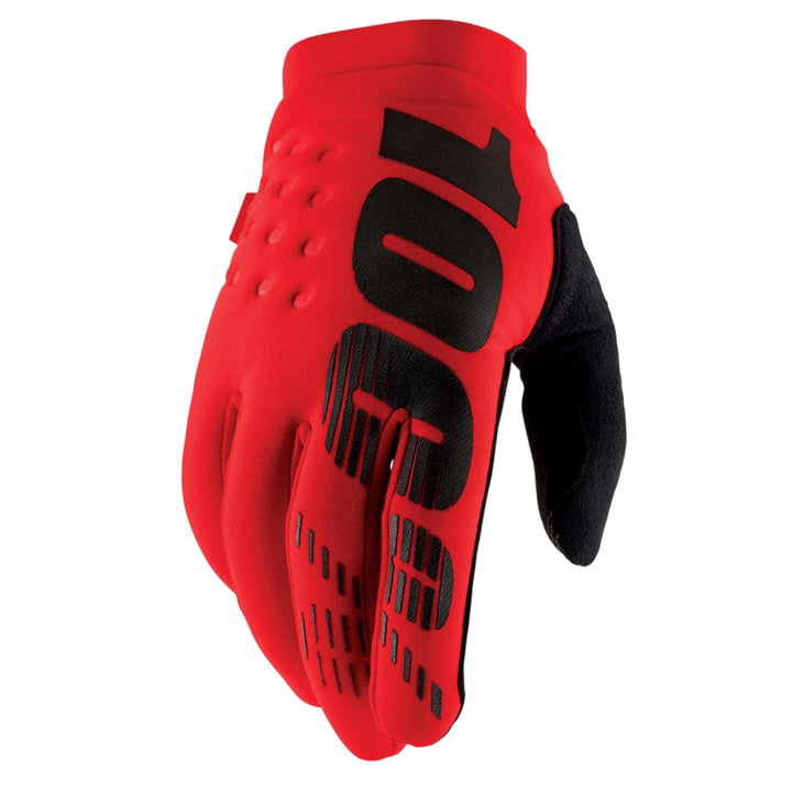100% Brisker Cold Weather Handschuhe rot M, M