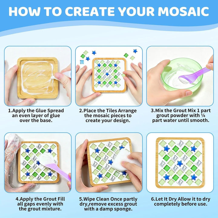 Kuvarix Mosaik Bastelset Kinder, A