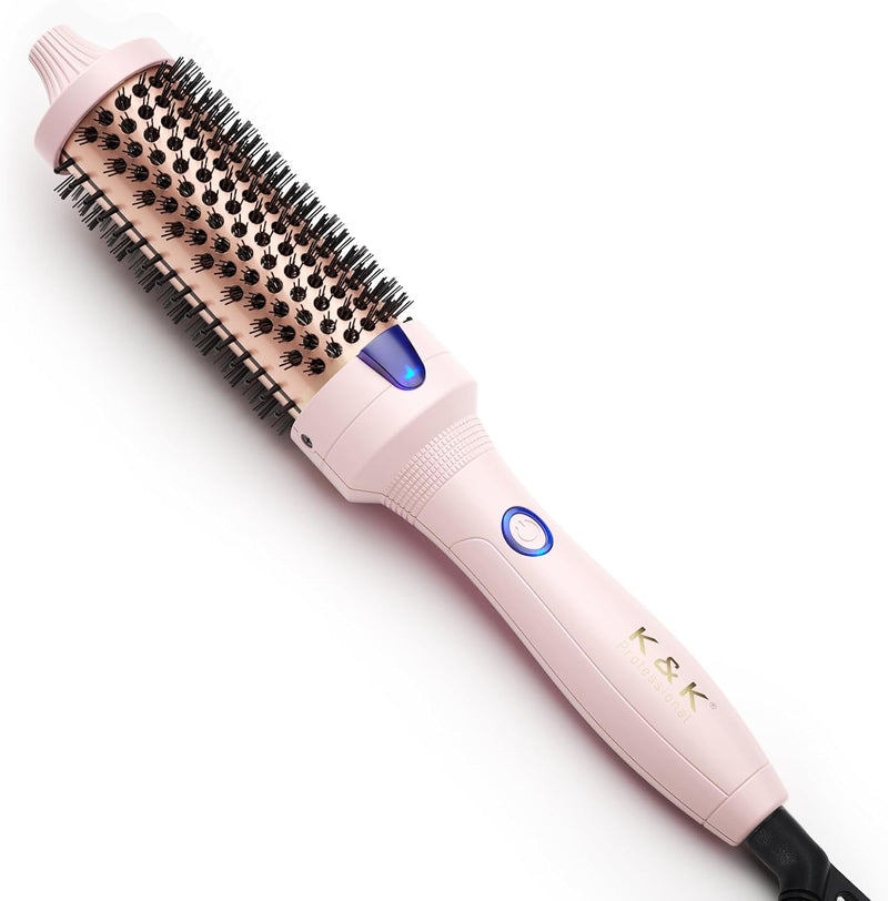 K&K Stylingbürsten K&K Thermobürste Keratin Thermal Brush Protect Beheiztes Fass Heisse Haarbürste,