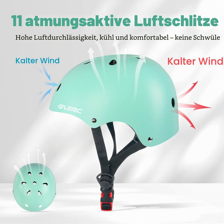 Glerc Kinder Fahrradhelm für Jungen und Mädchen von Kleinkind bis Jugend, verstellbar und Mehrfarbig