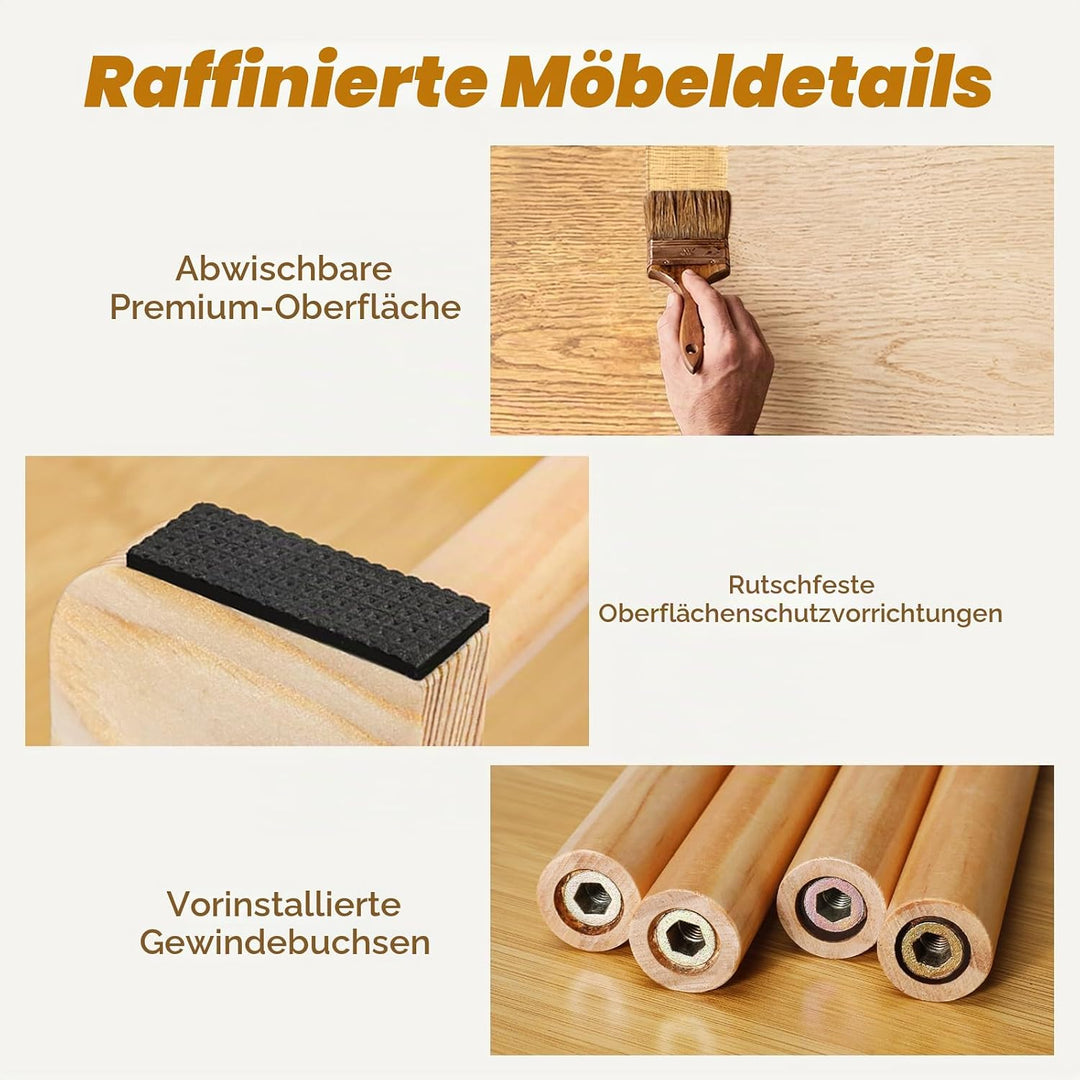 Gimars L-Form Kratzbrett für Katze - 63cm Hoch, Natursisal &amp; Holz-Kratzmöbel, Dual-Use Kratzsäule fü