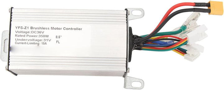 Tbest Elektro-Fahrrad-Controller, 8,5 Zoll 36 V 350 W Elektro-Scooter-Controller, DC-Motor-Geschwind