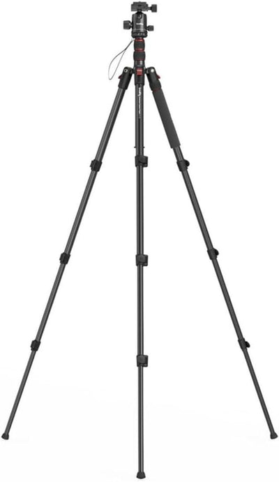 SMALLRIG 71" Kamera-Stativ, faltbares Aluminium-Stativ Einbeinstativ, 360°Kugelkopf abnehmbar und Sc
