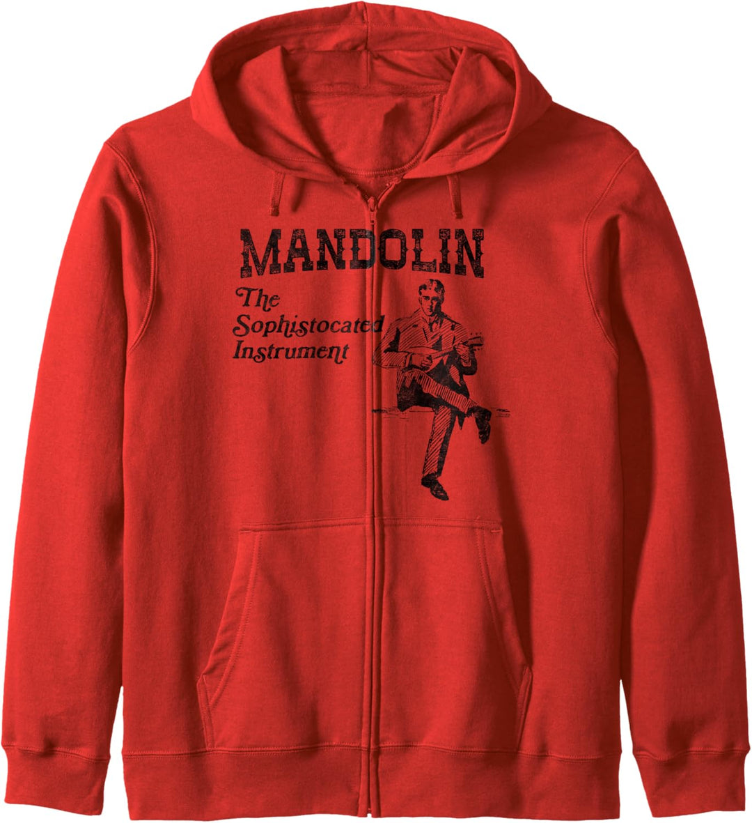 Mandolin: The Sophisticated Instrument Retro Bluegrass Kapuzenjacke