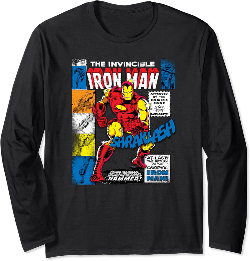 Marvel Iron Man Invincible Langarmshirt