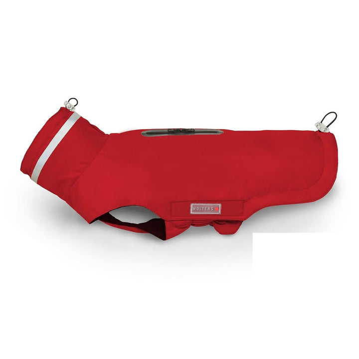 WOLTERS Outdoorjacke Modern Classic für Dackel, Grösse:42 cm, Farbe:rot 42 cm rot, 42 cm rot
