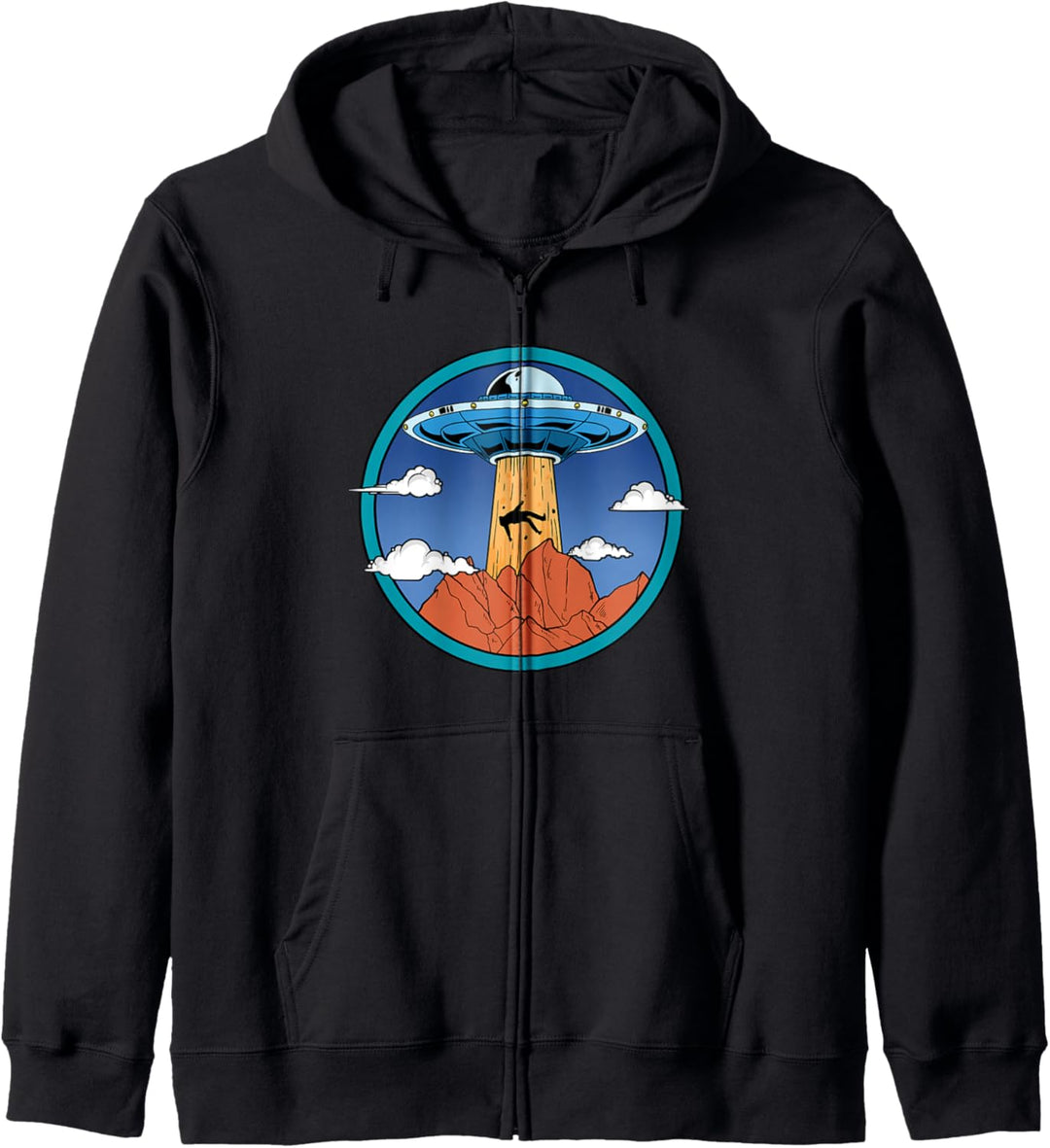 Alien UFO Weltraum Geschenk - Ausserirdischer Kapuzenjacke