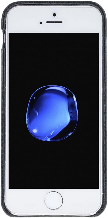 Solo Pelle iPhone SE / 5 / 5S Fullcover in Premium Qualität (Schwarz) inkl. Geschenkbox Fullcover_sc