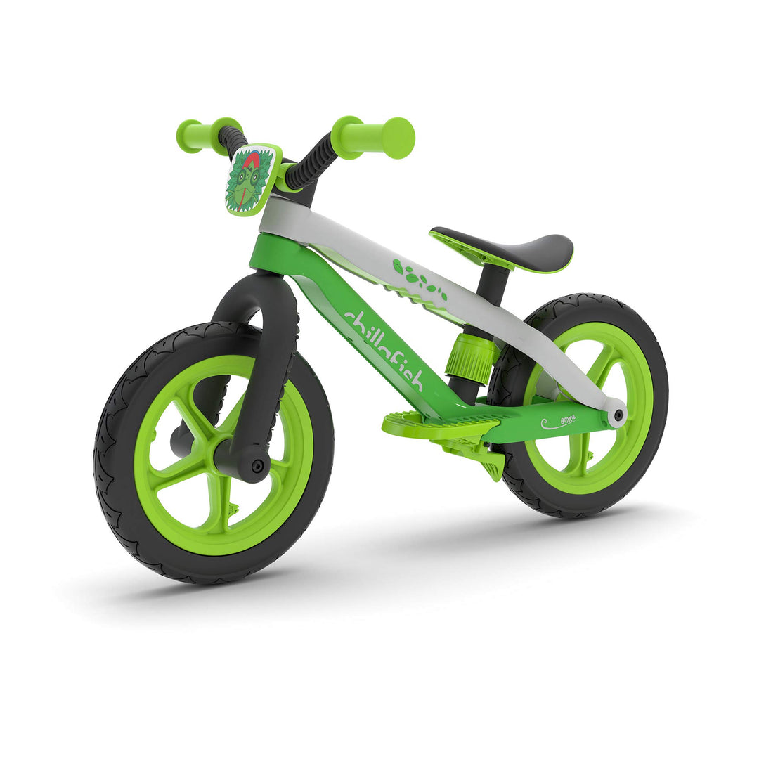 Chillafish BMXIE Laufrad, 12 Zoll Kinderlaufrad mit Bremse, Leuchträdern, als Motorrad Version oder