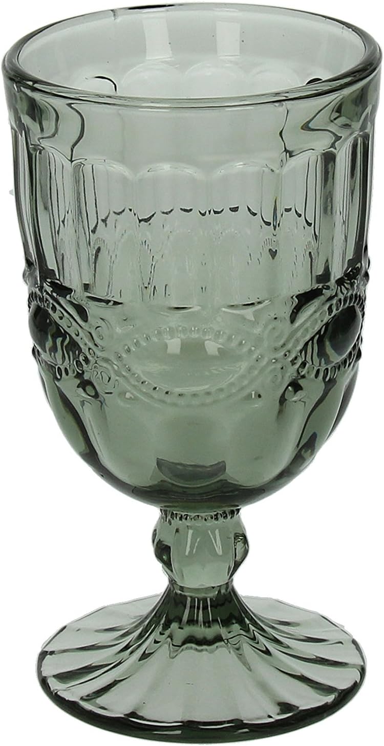 6er Set Weinkelch SOLANGE, grau, 250 ml, mundgeblasen von TOGNANA