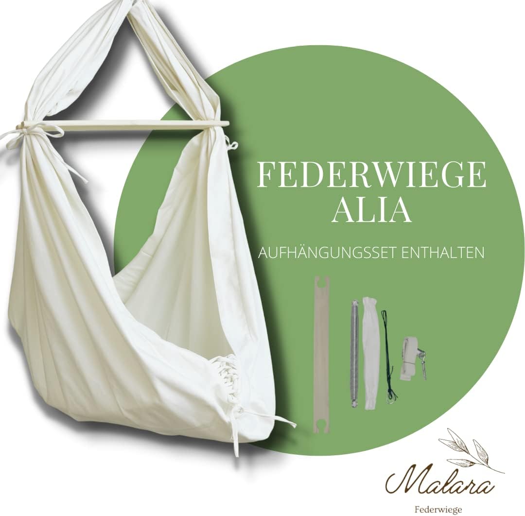 Malara Bio Federwiege Alia (länglicher)