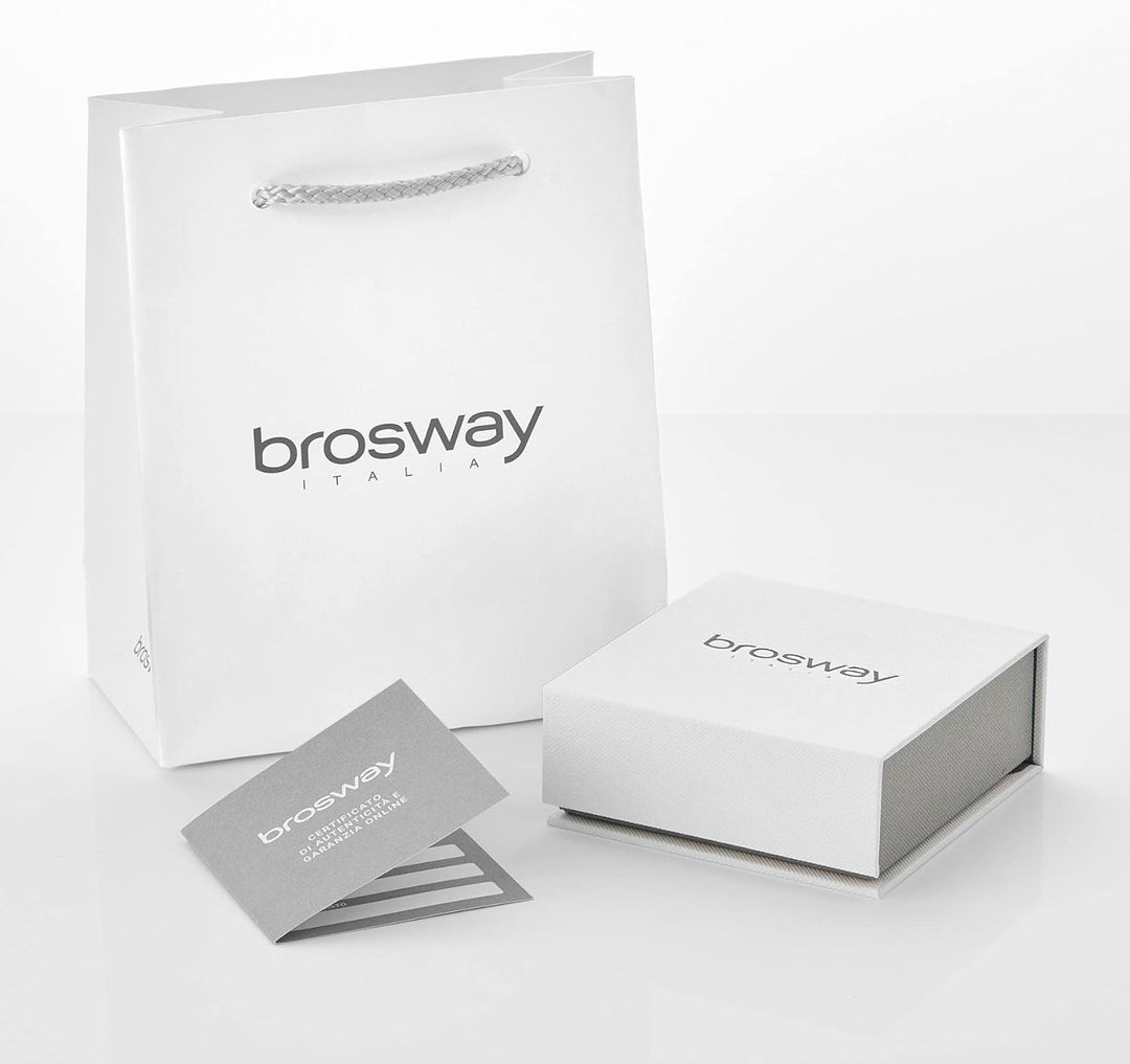 Brosway Emphasis Steel Woman golden Chain Bracelet with BEH14 Crystals