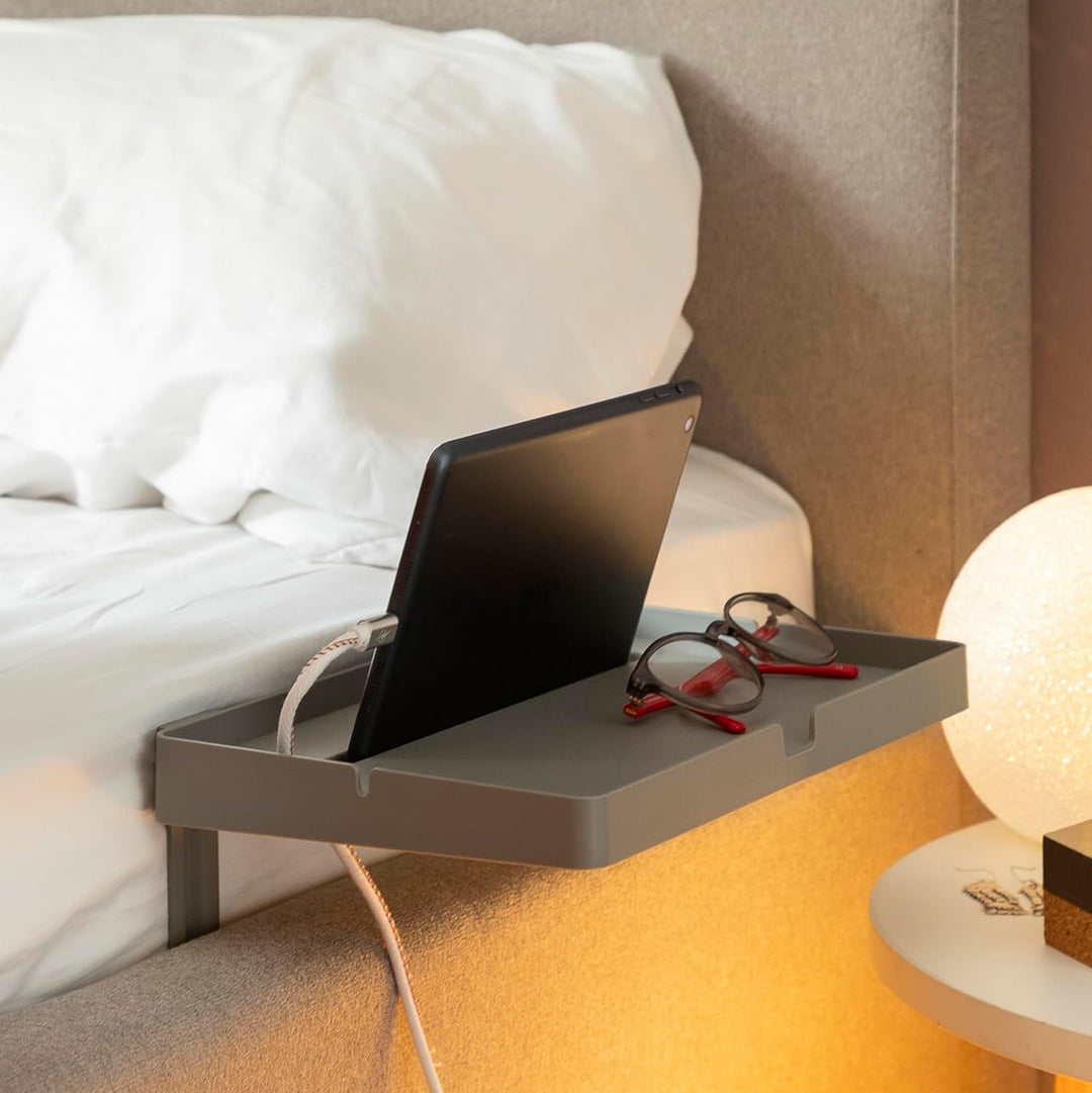InnovaGoods® Universal Bettregal für das Bett, vielseitig einsetzbar mit 3 Regalen, verstellbar, fal