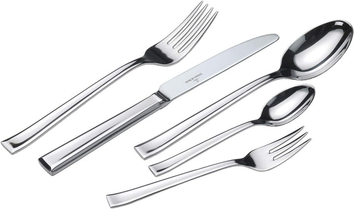 Villeroy & Boch Victor Tafelbesteck/pflegeleichtes Besteck Set aus poliertem, rostfreiem Edelstahl/g
