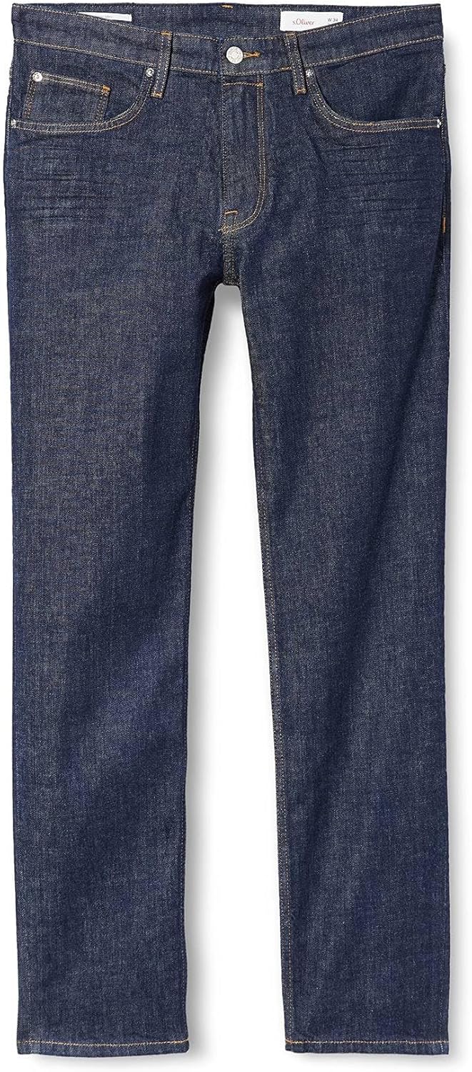 s.Oliver Herren Jeans Hose lang, Fit: Modern Regular 36W / 34L Blau, 36W / 34L Blau