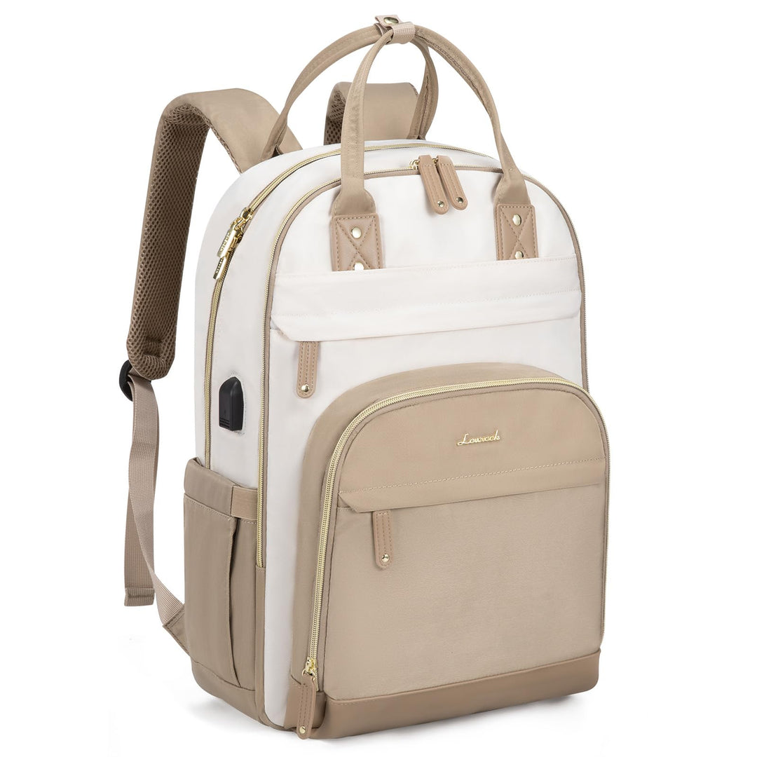 LOVEVOOK Rucksack Damen, Laptop Rucksack 15.6 Zoll mit Laptopfach, Shulrucksack Mädchen Teenager, Ha