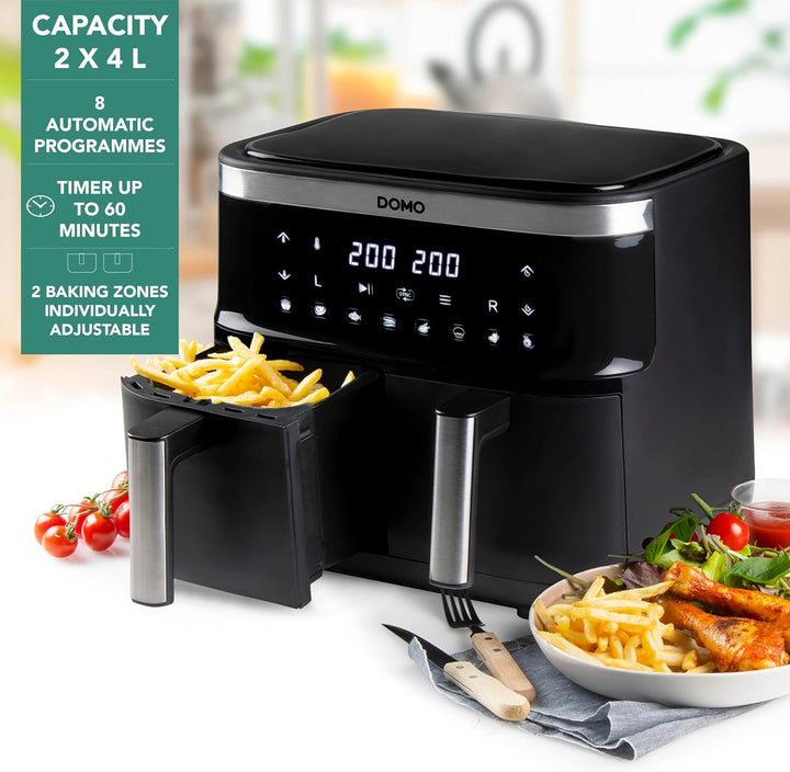 AIR FRYER 2X4L/DO537FR DOMO