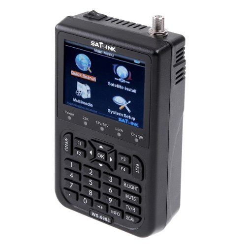 Satlink WS-6908 SE / Second Edition mit Keyboardbeleuchtung / DVB-S Blindscan Satfinder / Satmessger