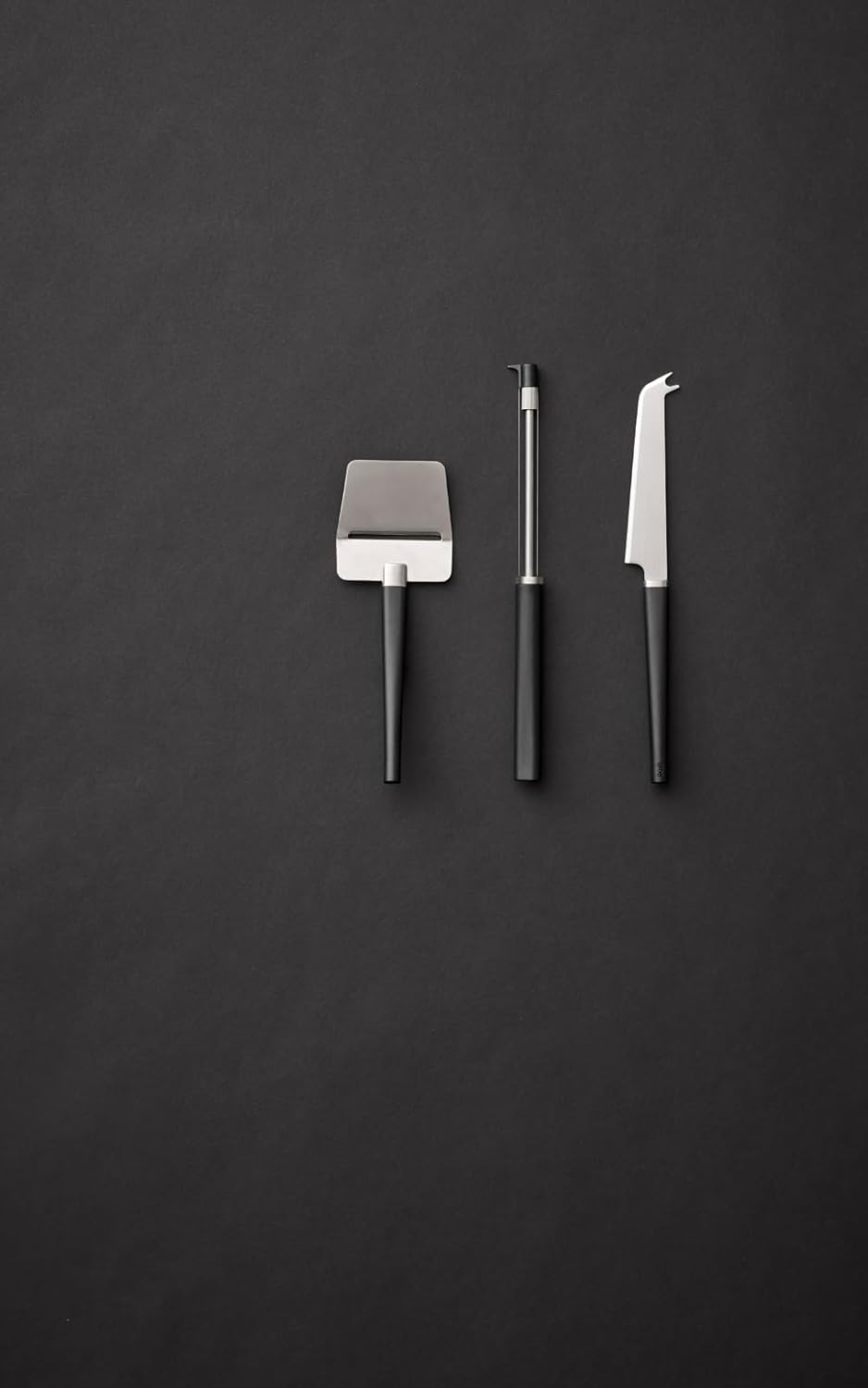 Rosti Emma Käse-Set 3 Teile Black 27,5 x 18 x 3,5 cm Black, 27,5 x 18 x 3,5 cm Black