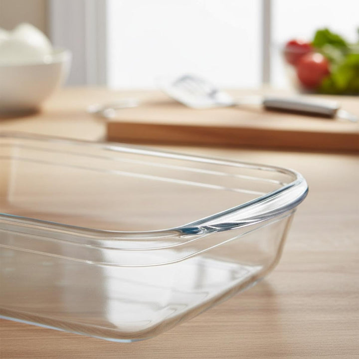 Pyrex Bräter, Auflaufform, rechteckig 4,5 Liter Essentials Rechteckige Schale 40.299999999999997x26.