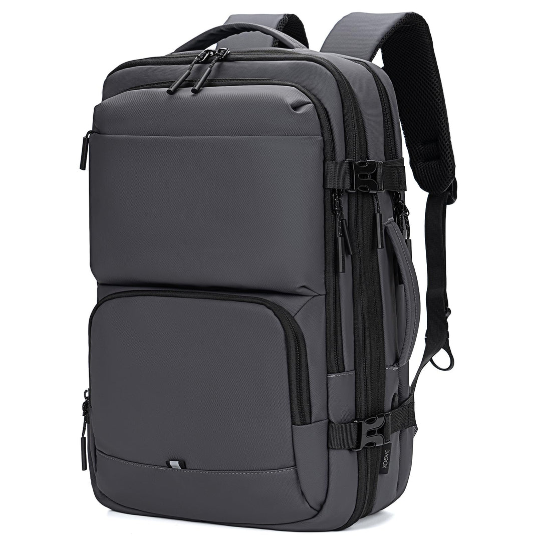 BAGOK Handgepäck Rucksack, Wasserdichter Multifunktionaler Rucksack Handgepäck Flugzeug mit Laptopfa