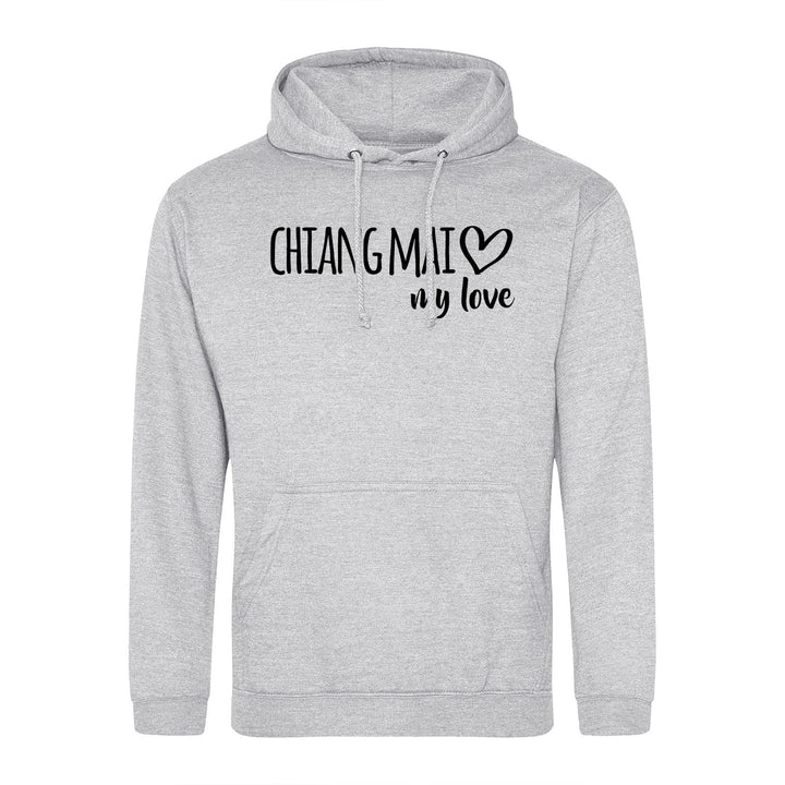 Huuraa Unisex Hoodie Chiang Mai My Love Pullover Vegan Grösse S-3XL für alle Fans von Chiang Mai Tha
