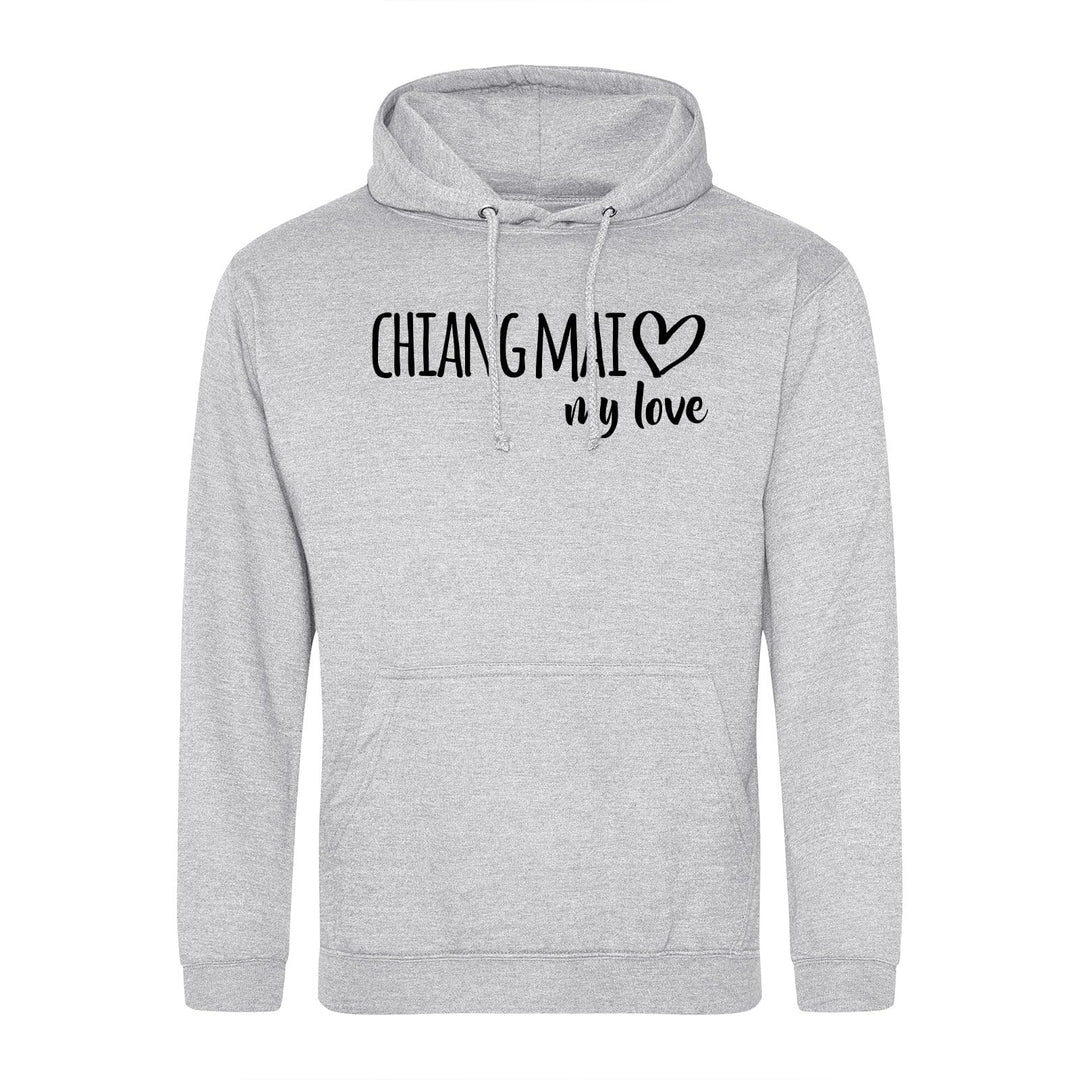Huuraa Unisex Hoodie Chiang Mai My Love Pullover Vegan Grösse S-3XL für alle Fans von Chiang Mai Tha