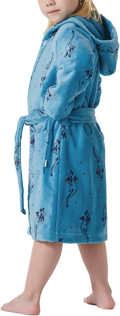 Schiesser Mädchen Bademantel - Velour - Grösse 92 bis 140 aquarium_181831 92, aquarium_181831 92
